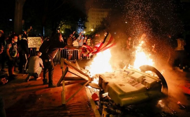 Protestolar 6. gününde ABD'nin başkentinde sokağa çıkma yasağı