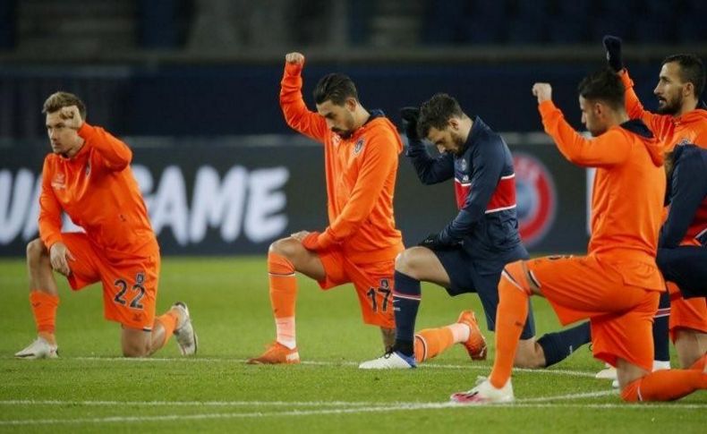 PSG-Başakşehir maçı öncesi protesto