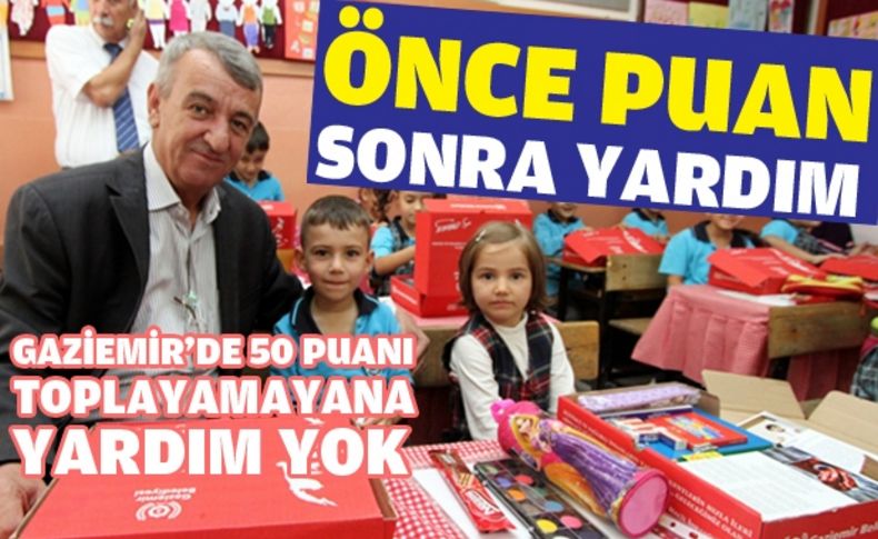 Puanı tutturan, yardımı alıyor