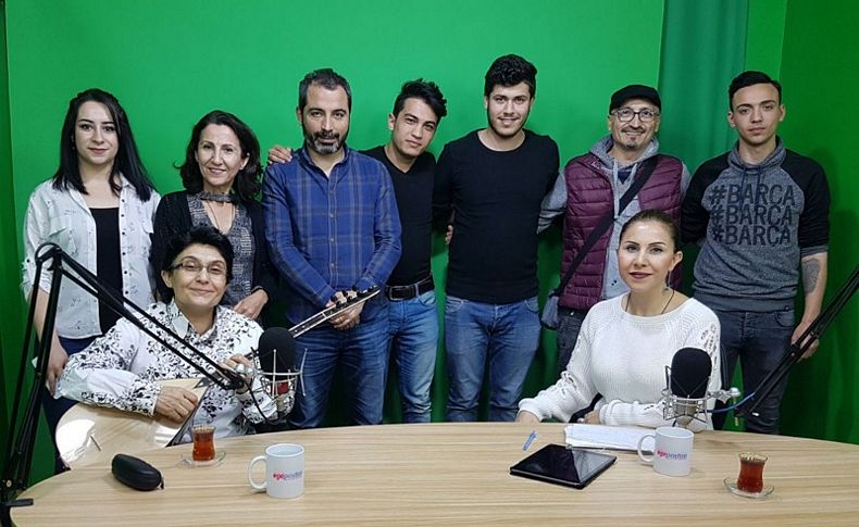 Radyo Egepostası Güler Duman'ı ağırladı