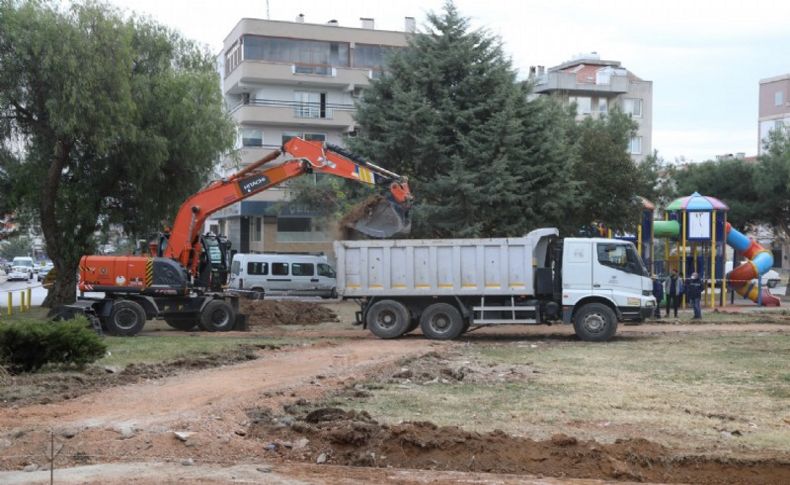 Rafet Şenbaydur Parkı yenileniyor