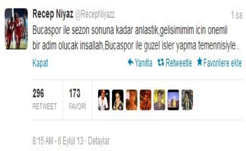 Recep Niyaz, Bucaspor'da
