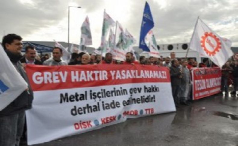 Metal işçisinden hükümete rest