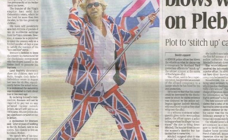 Richard Branson Fazla Vergi Ödememek Için Ingiltere'ye Veda Etti
