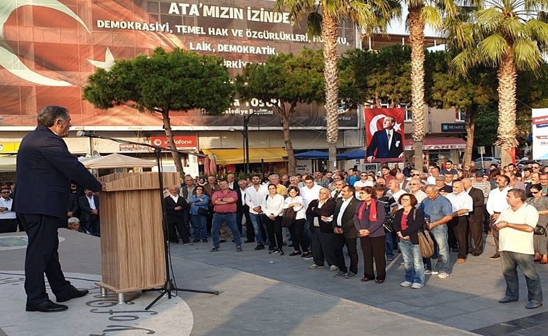 Rıza Gök, Dikili Meydanında vaatlerini sıraladı