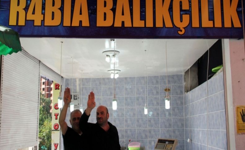 Rizeli esnaf dükkanına 'Rabia' ismini verdi