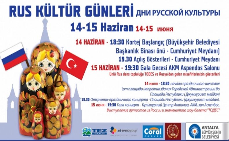 Rus Kültür Günleri başlıyor