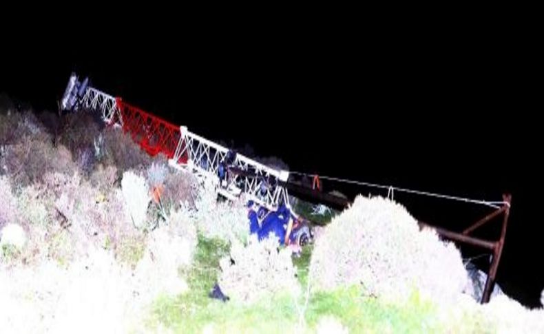 Rüzgar Ölçüm Direği Devrildi: 1 Ölü, 1 Yarali