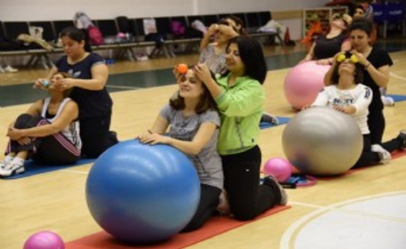 Spor aktivitelerine çalişan kadınlardan yoğun ilgi