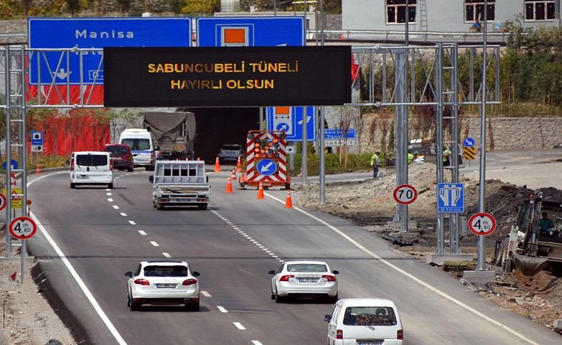 Sabuncubeli Tünelleri'nden 15 günde 600 bin araç geçti