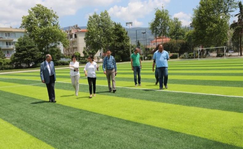Başkan Bakıcı sahada