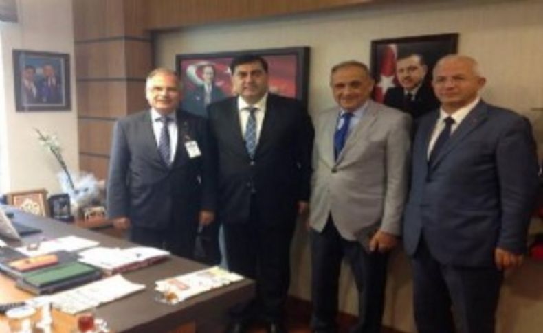 Başkanlardan Sait'e ziyaret