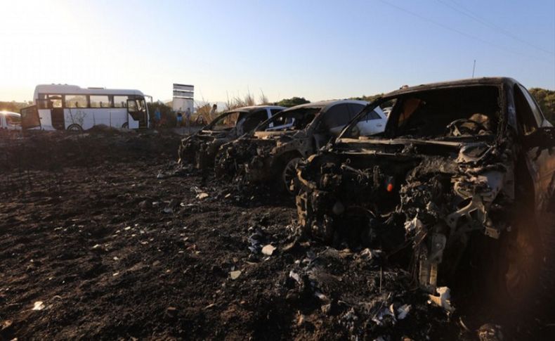Sakin Şehir'de kabus gibi pazar: 58 araç yandı!