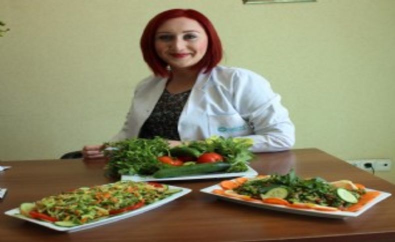 Salata tüketin, kalori yakın