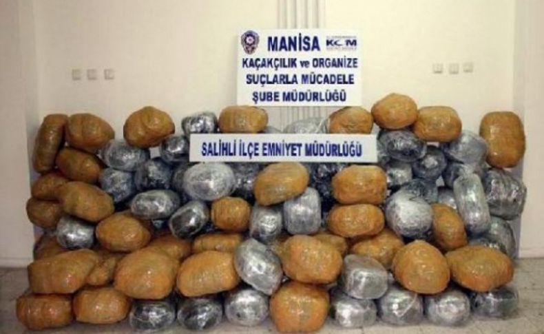 Salihli'de 415 kilo esrar ele geçirildi