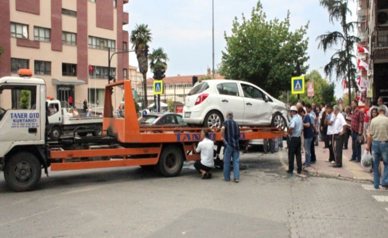 Samsun'da trafik kazası: 1 yaralı