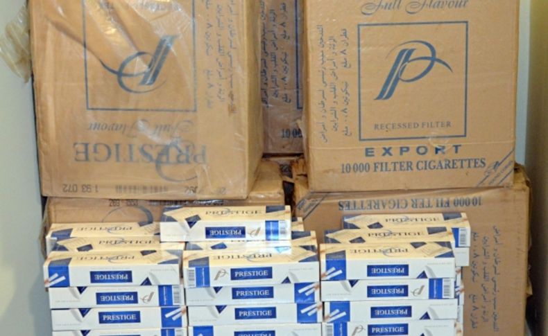Şanlıurfa’da 45 bin 800 paket kaçak sigara ele geçirildi