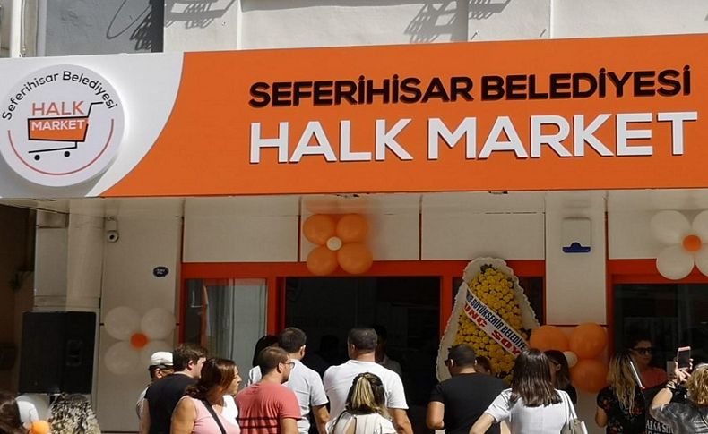 Seferihisar'da Halk Market açıldı