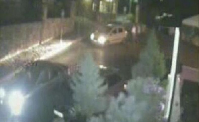 Şehir magandaları güvenlik kamerasına takıldı