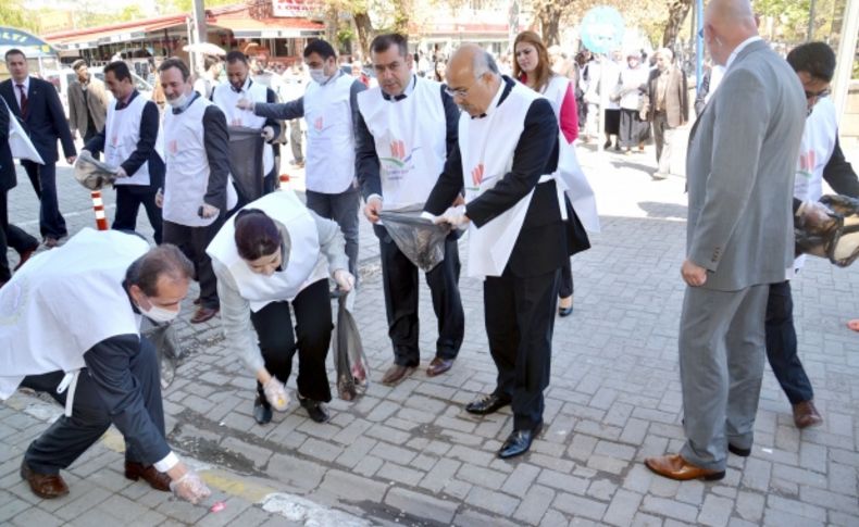 Şehrin temizliği için kampanya başlatıldı