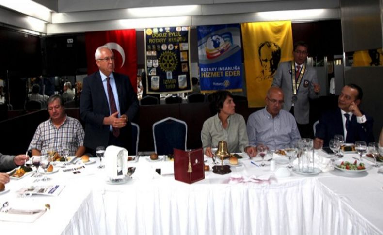 Selvitopu Dokuz Eylül Rotary'i bilgilendirdi