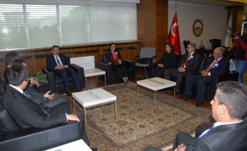 SGK İl Müdürü Sürücü'den Özhaseki'ye ziyaret