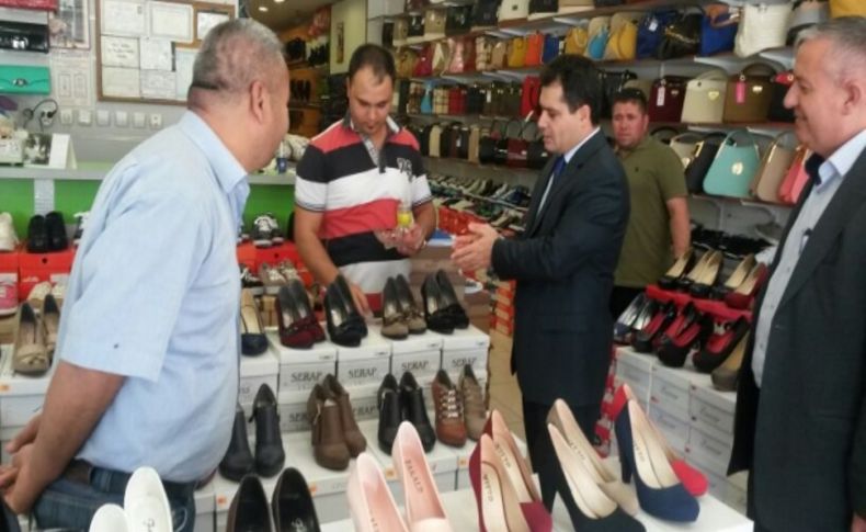 Sincan Emniyet Müdürü Zafer Köksal, esnaflarla bayramlaştı