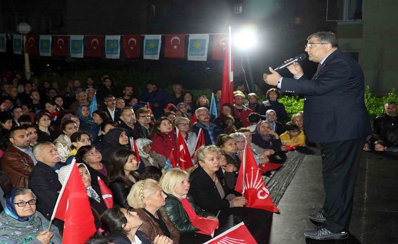 CHP'li Sındır, Tire Mitinginde hemşerilerinden oy istedi