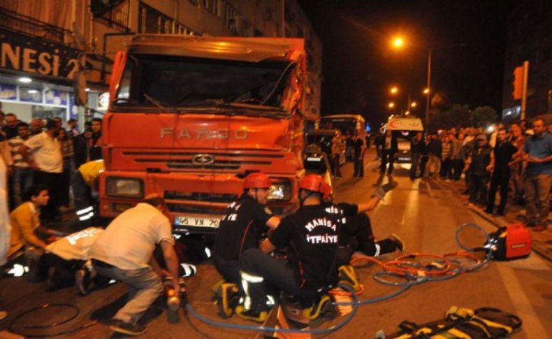 Kamyon dehşeti: 1 ölü, 3 yaralı