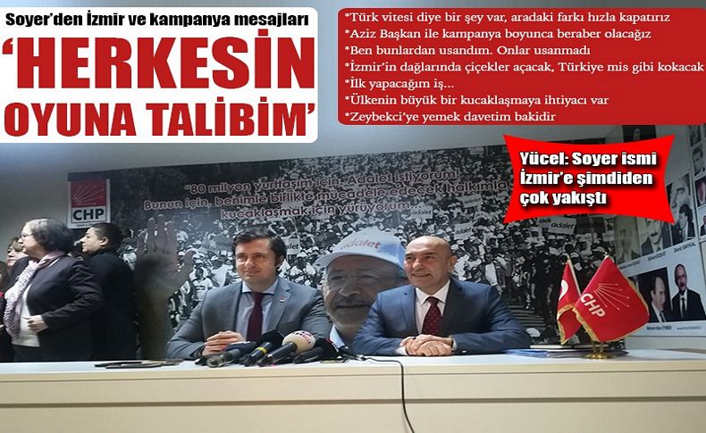 Soyer'den il başkanlığına ziyaret: Herkesin oyuna talibiz