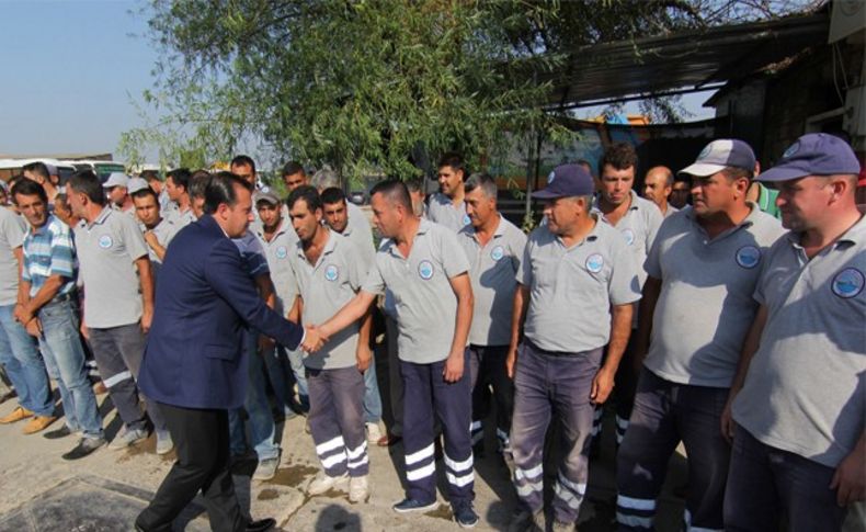 Başkan Soylu çalışma arkadaşlarıyla bayramlaştı