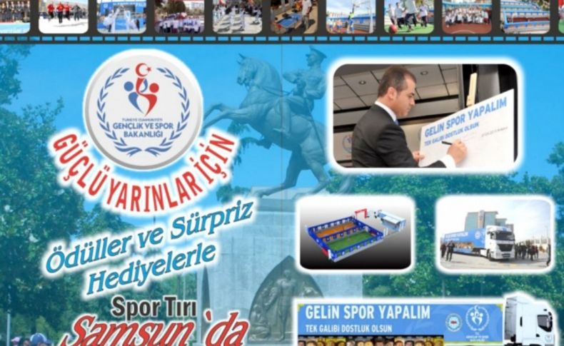 Spor TIR'ı Samsun'a geliyor