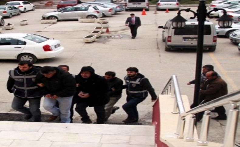 Suç şebekesi şüphelileri adliyede