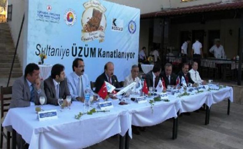 Sultaniye üzümü kanatlandı