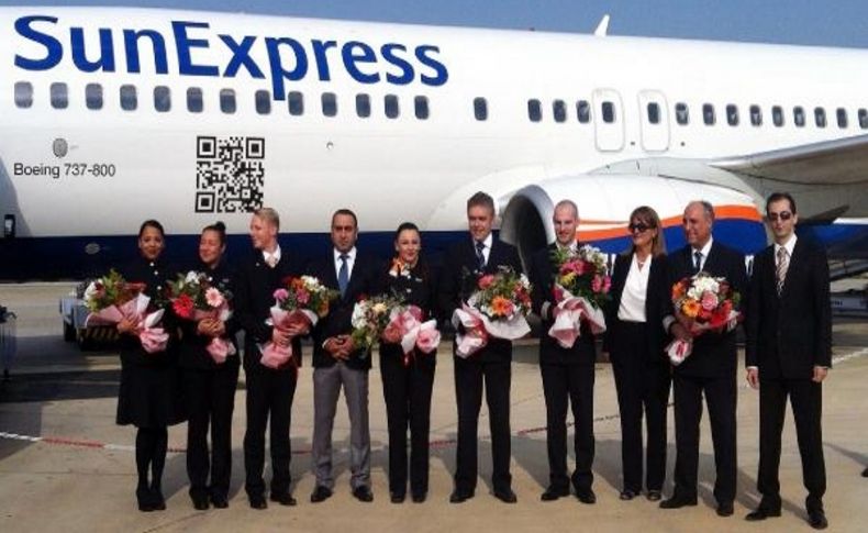 Sunexpress Gazipaşa'ya Ilk Uçuşunu Gerçekleştirdi