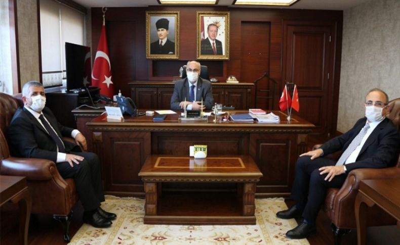Sürekli ve Şahin'den Vali Köşger'e 'hayırlı olsun' ziyareti