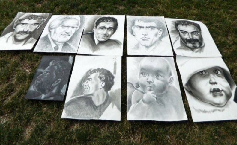 Suriyeli ressam ilgi görüyor