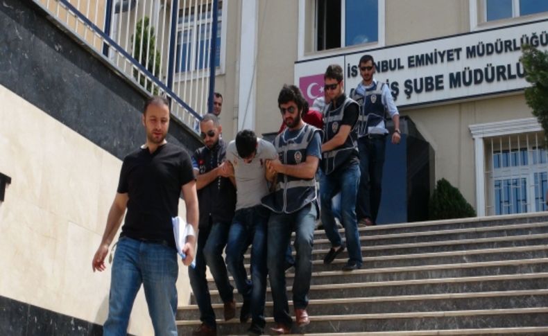 Tapu takipli hırsızlık güvenlik kamerasında