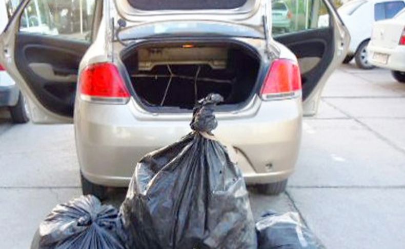 Tarsus’ta 56 kilo esrar ele geçirildi