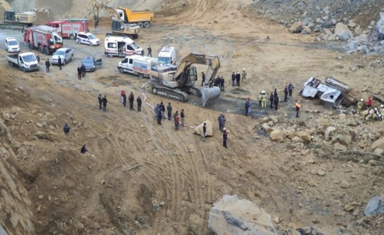 Taş ocağında göçük: 2 işçi hayatını kaybetti