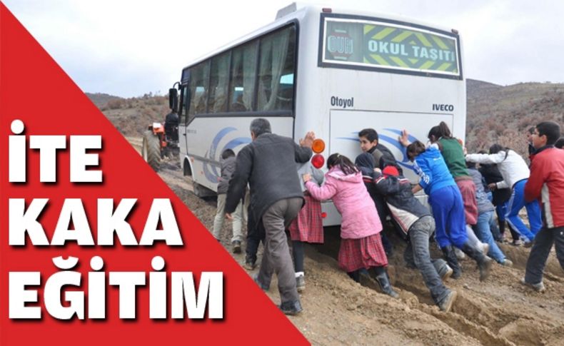 Taşımalı eğitimde kış çilesi