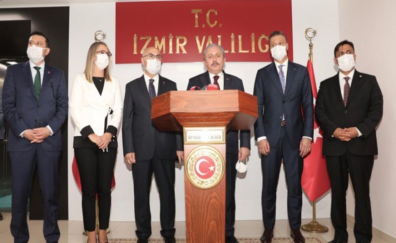 TBMM Başkanı Şentop'tan İzmir'de 'Mavi Vatan' çıkışı: Suyumuzda gözü olanın gözünü çıkarırız