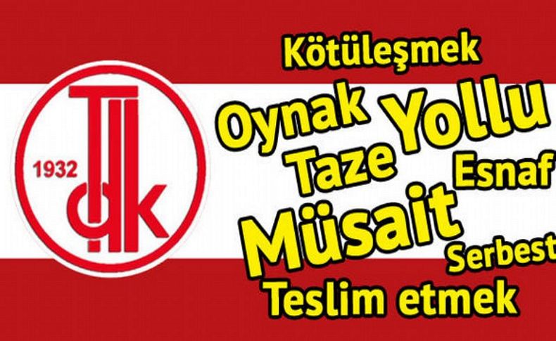 TDK’dan çıkıyor: ‘Oynak’ ‘taze’ ‘müsait’ ‘yollu’