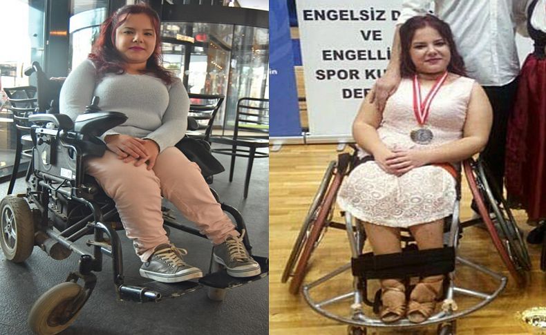 Tekerlekli sandalyede dansta Türkiye şampiyonu oldu