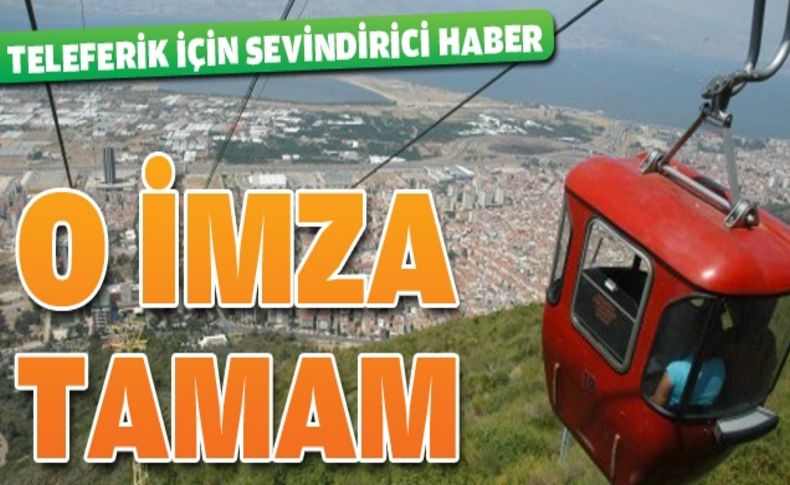 Teleferiğin önü açıldı