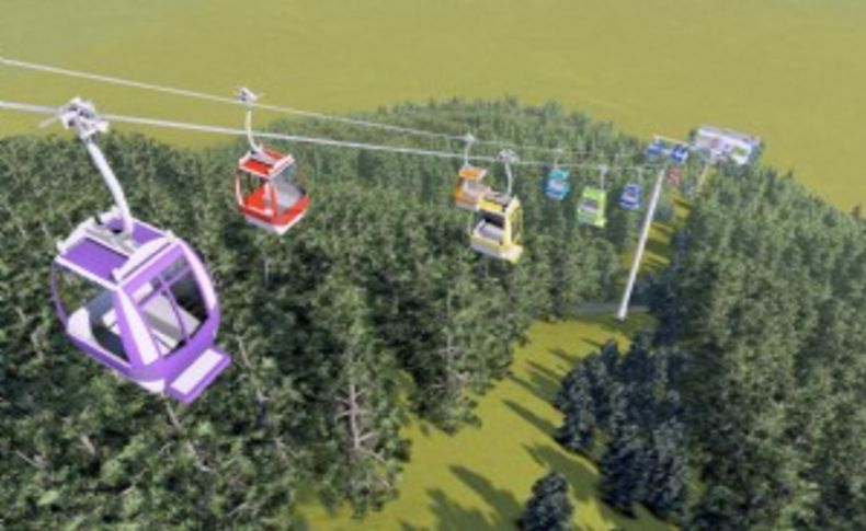 Teleferik göründü