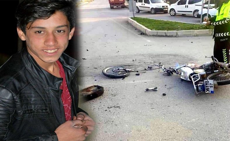 Tire'de motosiklet kamyonla çarpıştı: 1 ölü, 1 yaralı