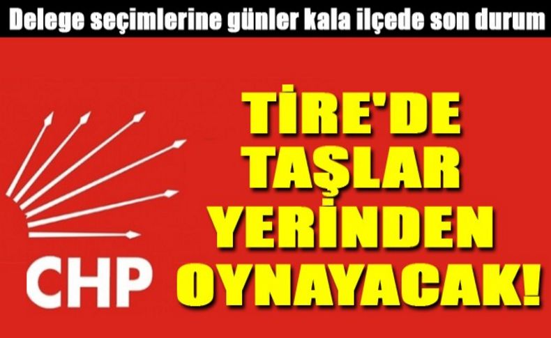 Tire'de taşlar yerinden oynayacak