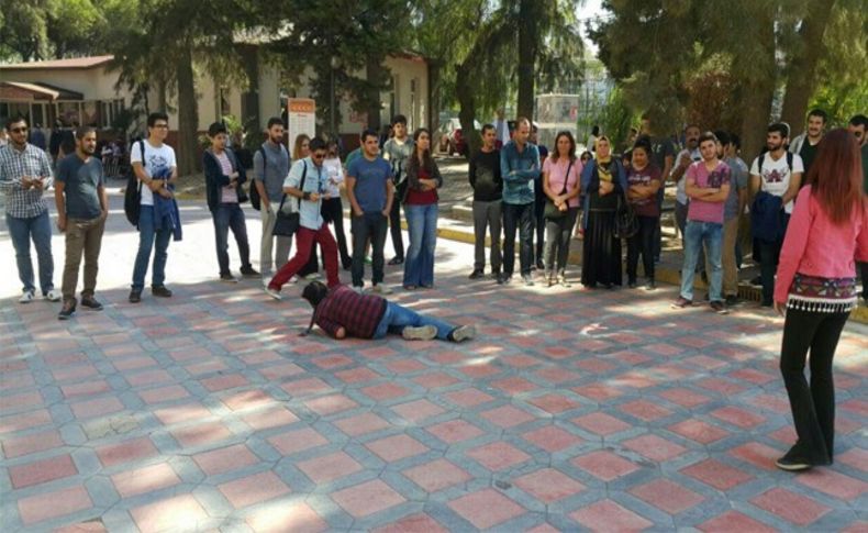 HDP'den İzmir'de tiyatrolu seçim çalışması