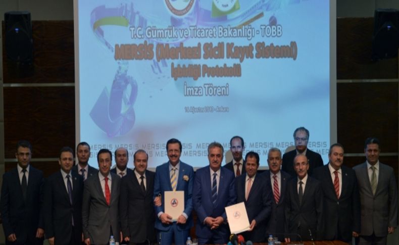 TOBB ile Bakanlık, MERSİS için imzaladı